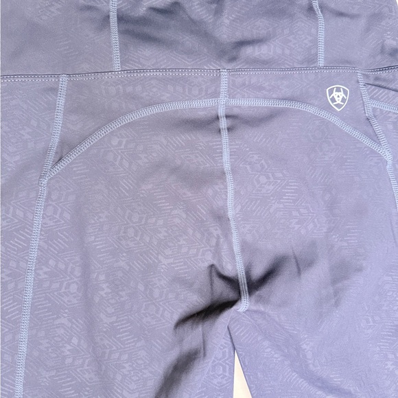 Ariat Women's Zia Embossed Riding Tights - Dark Gray size medium - Picture 14 of 15